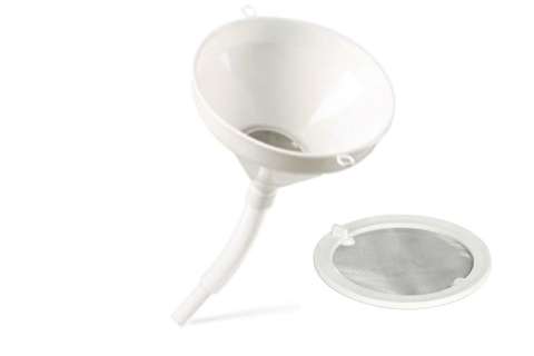 Funnel ø 260 mm - h255 mm with flexible tube and filter