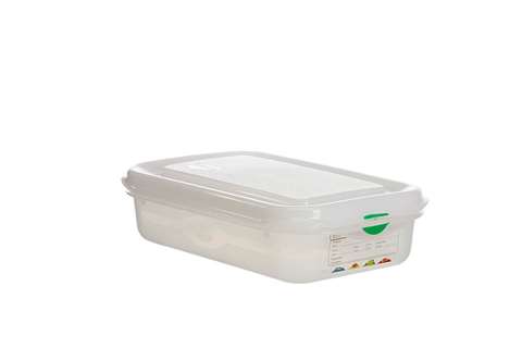 Gastronox 1/4 - 65mm high - 1,8l lid and clips included