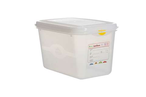 Gastronox 1/4 - 150mm high - 4,3l lid and clips included