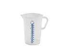 Graduated measuring cup - 2000 ml blue raised scale