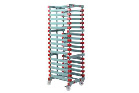 Dishtrolley for 15 euronormtrays 600x400 (trays not included)