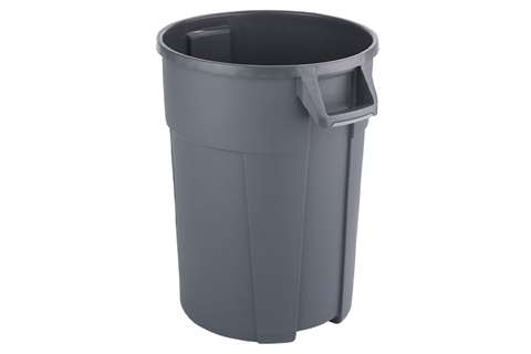 Round waste bin 120 l without lid