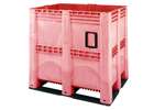 Qubb - Super volume box 1400l - 1300x1150x1250mm - closed - 3 skids 