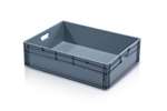 Qubb - EN Stacking bin Classic 89l - 800x600x220mm - closed sides and reinforced closed bottom 