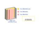 Mobil Plastic - Metal wall cabinet incl. 200 pcs Crystal box tilt bins - 1270x600x1950mm 