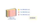 Mobil Plastic - Metal wall cabinet incl. 370 pcs Crystal box tilt bins - 1870x800x1950mm 