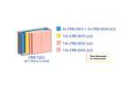 Mobil Plastic - Metal wall cabinet incl. 421 pcs Crystal box tilt bins - 1870x800x1950mm 
