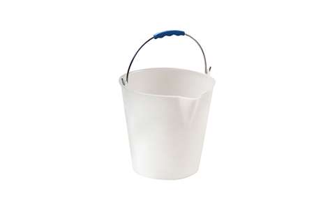 Bucket with galv. handle and spout gastro-plus - 12 l