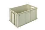 Qubb - EN Stacking bin Gold Gold 63l - 600x400x320mm - closed sides and reinforced closed bottom 