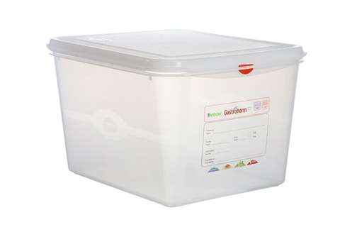 Gastronox 2/3 - 200mm high - 19l lid and clips included