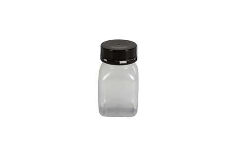 Square container wide opening - 200ml serie 310 pvc - with sealable lid