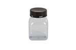 Square container wide opening - 500ml serie 310 pvc - with sealable lid