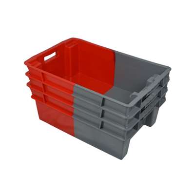 Bicolour - Stackable & nestable crates