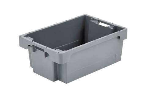 Rotary stacking container 600x400x200mm bottom and sides closed