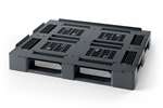 Cabka - Pallet classic line - 1200x1000x150mm - open deck - 3 skids - 22mm edge - 2000 kg dynamic capacity 