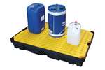 Qubb - Leak tray with grate - 100l 1200x800x175mm