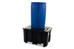 Qubb - Spillpallet - 1 drum - 230l with  grid - only for de/at