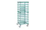  - Trolley - 490x550x1835mm - suitable for 10 bins 500x350mm 