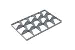Qubb - Budget line euronorm separator - 3x5 sections below - ø106mm 
