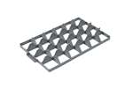 Qubb - Budget line euronorm separator - 4x6 sections above - ø86mm 