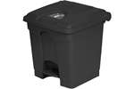 Probbax - Rectangular step-on waste bin 30l 410x398x435mm - 50% recycled