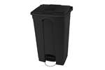 Probbax - Rectangular step-on waste bin 90l 500x412x820mm - 50% recycled