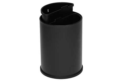 Probbax - Round waste basket 10l - 2 compartiments - insert black 5l  Probbax - Round waste basket 10l - 2 compartiments - insert black 5l