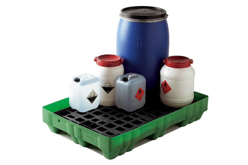 Dalles et palettes de rétention