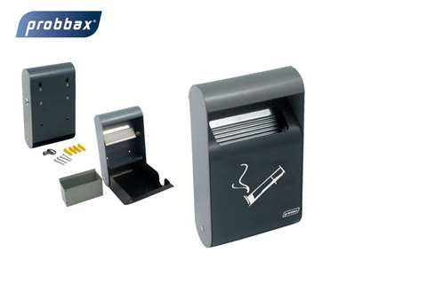 Rectangular wall-mounted ashtray 1.5l - up to 150 butts