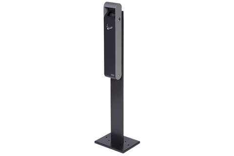 Cendrier mural rectangulaire 3l - sur socle époxy