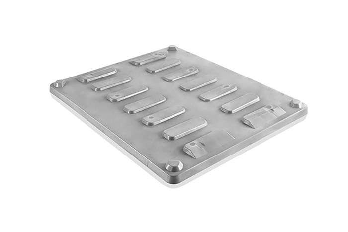 Couvercle caisse monobloc 1200x1000 mm 