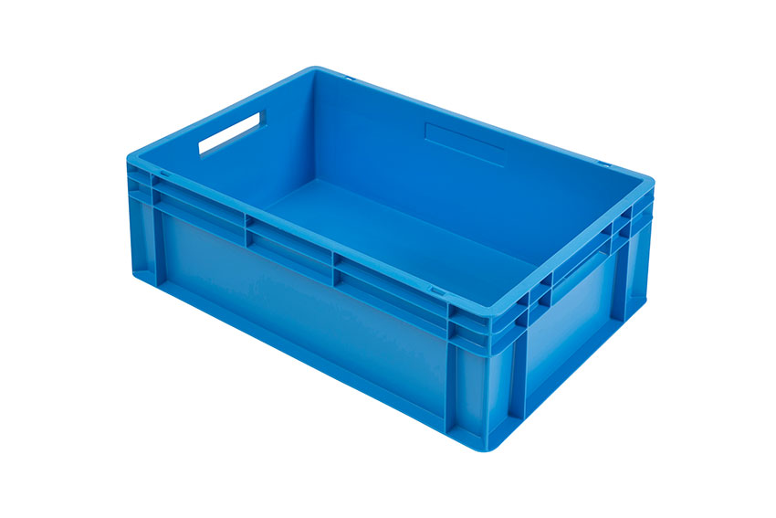EN Stacking bin Budget Color 42l - 600x400x220mm - closed sides and bottom 
