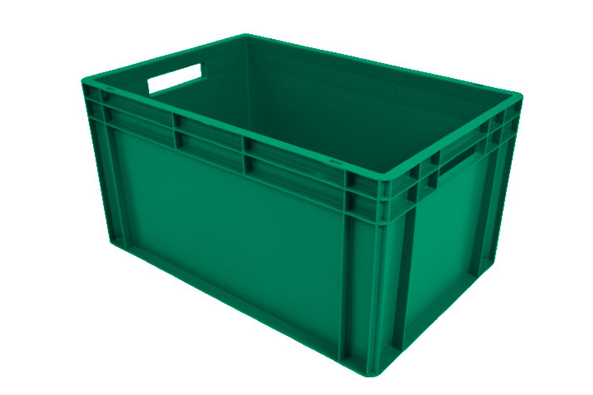 EN Stacking bin Budget Color 60l - 600x400x320mm - closed sides and bottom 