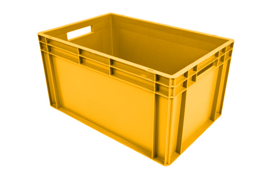 EN Stacking bin Budget Color 60l - 600x400x320mm - closed sides and bottom 