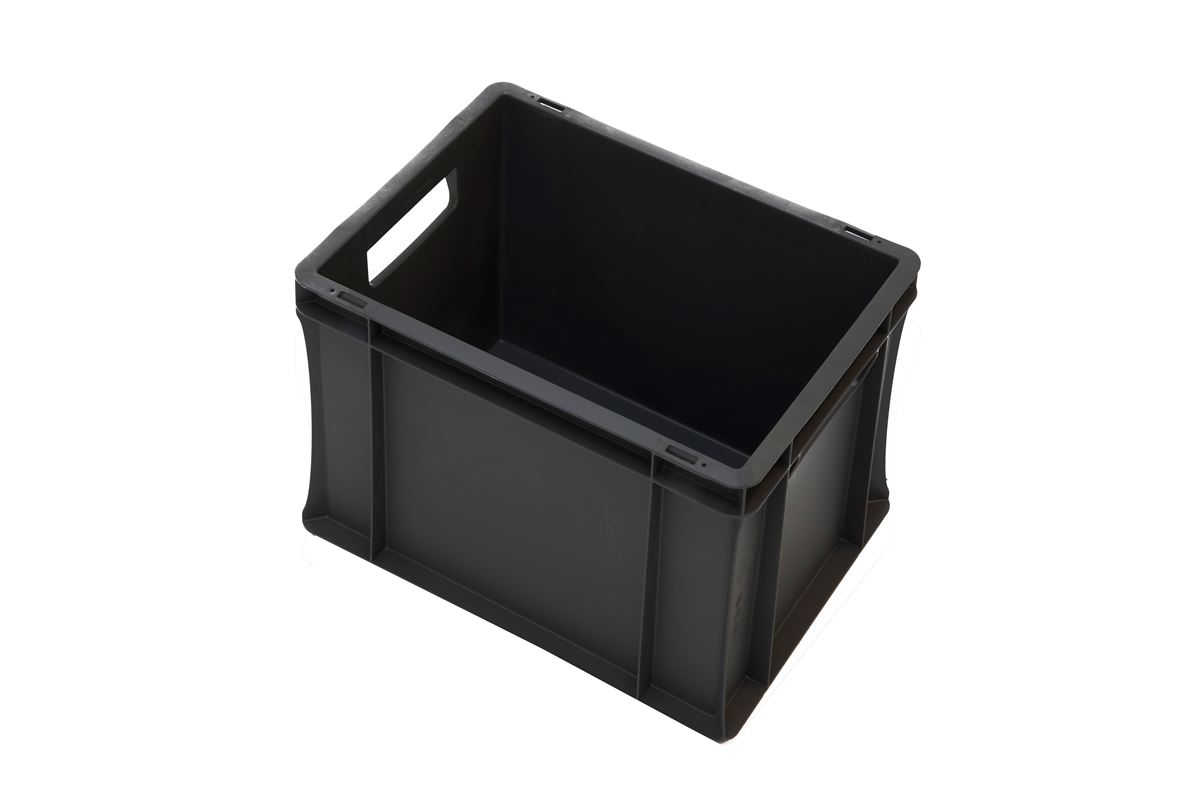 EN Bac gerbable Budget Recycled 25l - 400x300x270mm - parois et fond fermés 