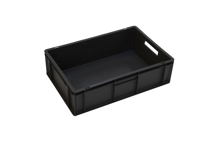 EN Stacking bin Budget Recycled 30l - 600x400x170mm - closed sides and bottom 