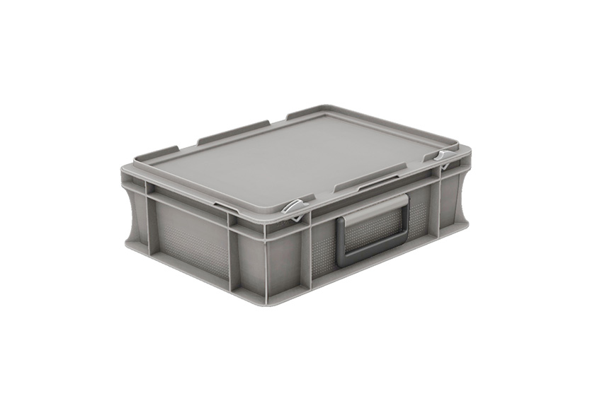 Euronorm case with lid and handle 5L - 300x200x133mm 