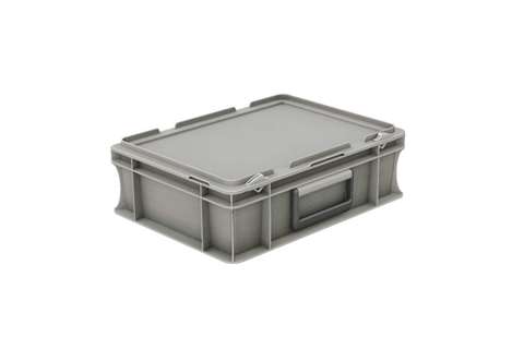 Euronorm case with lid and handle 10l - 400x300x133mm