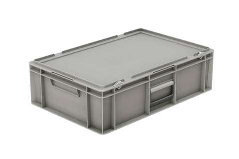 Euronorm case with lid and handle 30l - 600x400x183mm