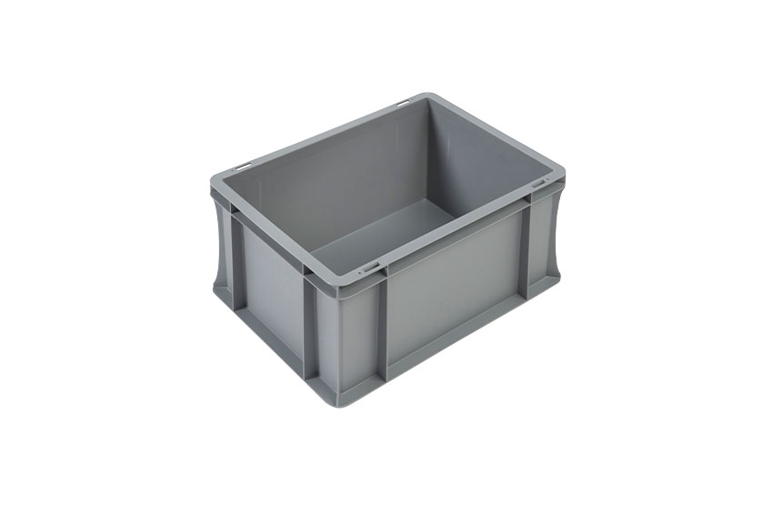 EN Bac gerbable Budget Grey 20l - 400x300x220mm - parois et fond fermés - poignées fermées 