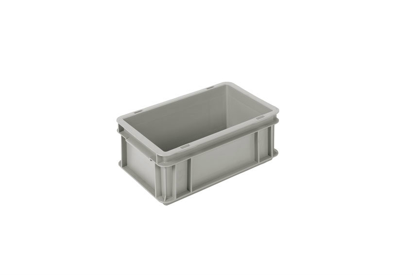EN Stacking bin Classic 5l - 300x200x120mm - closed sides and bottom - closed handles 