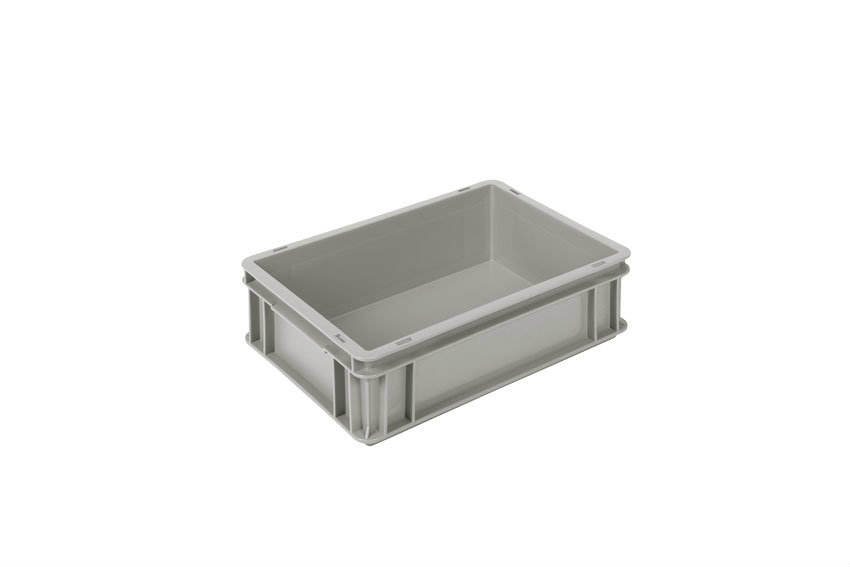 EN Stacking bin Classic 10l - 400x300x120mm - closed sides and bottom - closed handles 