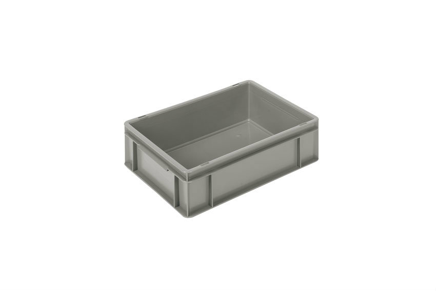EN Stacking bin Classic 11l - 400x300x120mm - closed sides and bottom - closed handles 