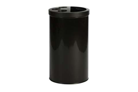 Poubelle combinée 40l métal - gobelets + déchets généraux