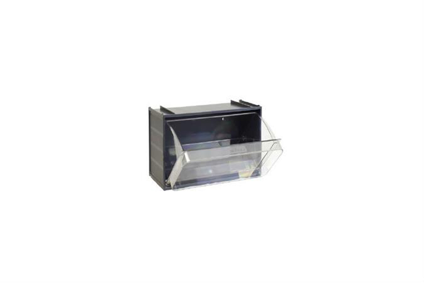 Bloc-tiroir basculants 1 godet - série Crystal Box - 300x155x185mm 