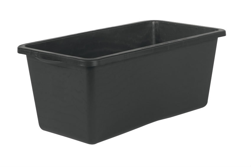 Cuve de construction rectangulaire heavy duty 65l - 740x390x300mm - paroi et fond renforcé 