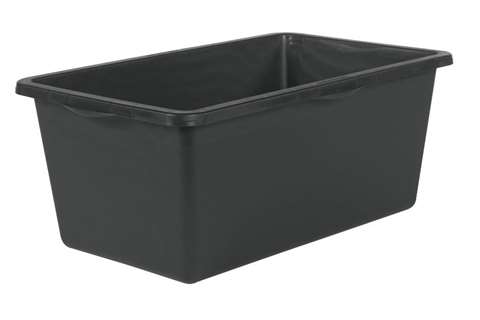 Cuve de construction rectangulaire heavy duty 90l - 785x470x312mm - paroi et fond renforcé