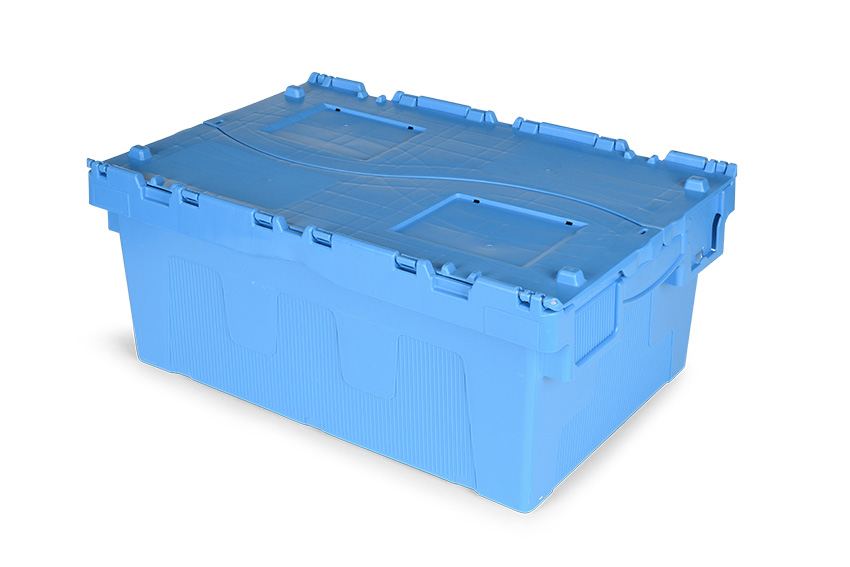 Attached lid container Classic 46l - 600x400x265mm 