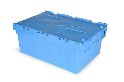 Attached lid container Classic 46l - 600x400x265mm