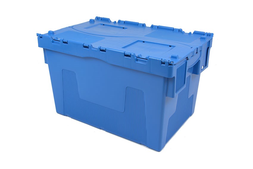 Attached lid container Classic 67l - 600x400x365mm 